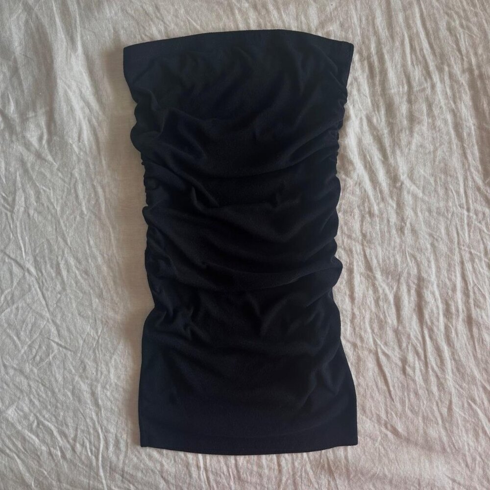 Free People Cornelia Mini Tube Dress Black Medium Strapless Bodycon Beach